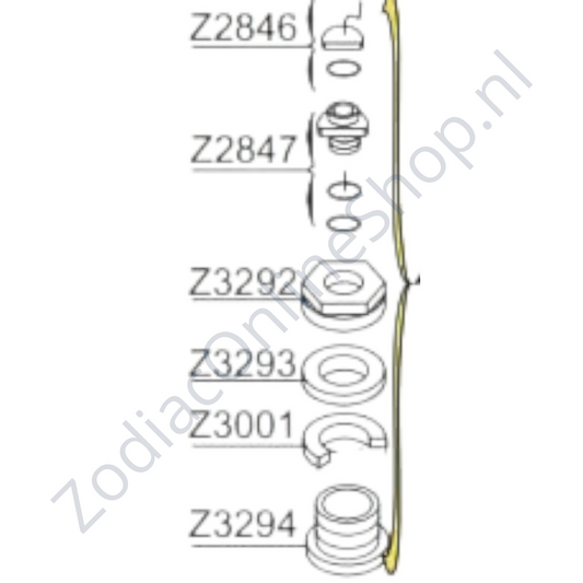 Z3001 - packning ventil neopren