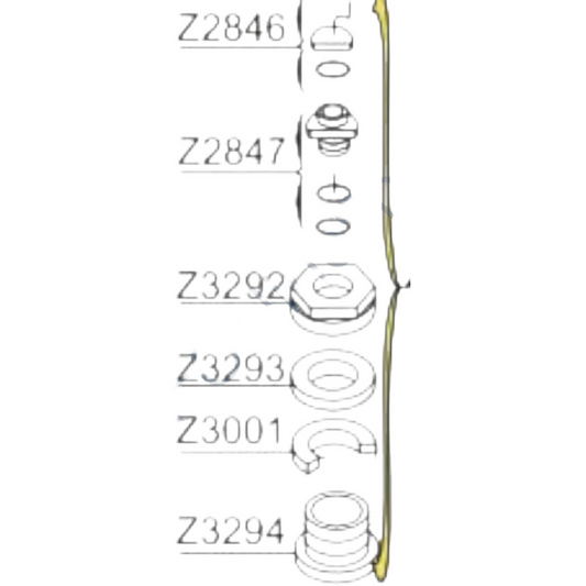 Z3001 - packning ventil neopren