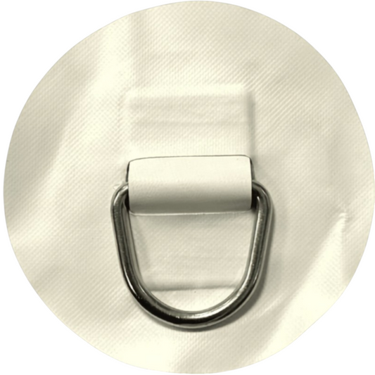 Z69443 - D-ring 53 mm rund, vitt PVC material - Cadet modeller från 2015