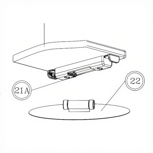 Z60519 - sittplanka 95 cm - modeller från 2005 t.o.m. 2014 - grå - Quickfit