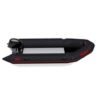 Bombard Commando C4 - rubberboot met aluminium vlonderdelen deelbare houten kiel