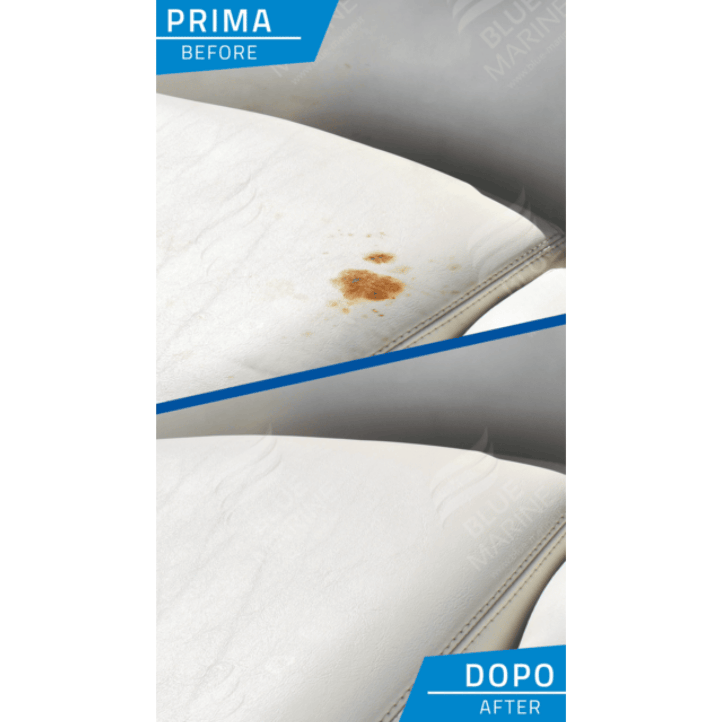 Blue Marine dech 10 before after