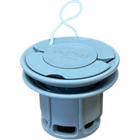 Zodiac Online Shop Bravo 2000 grijs rubberbootventiel met afsluitdop en koord voor diverse rubberboten