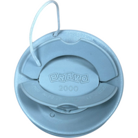Zodiac Online Shop Bravo 2000 grijs rubberbootventiel met afsluitdop voor diverse rubberboten
