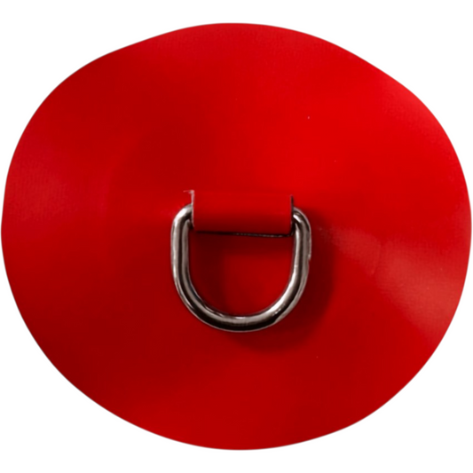 ZU25294 - D-ring 25 mm rund, rött NEOPREN Hypalon material