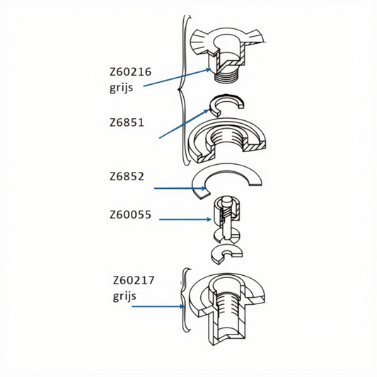 Z6852 - ventiltätning - svart