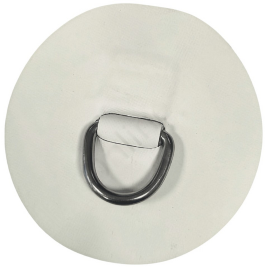 Z69502 - D-ring 25 mm rund, vitt NEOPREN Hypalon material